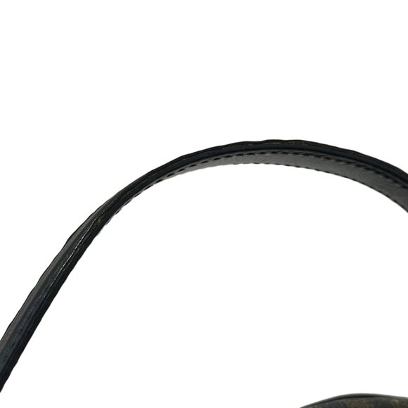 CELINE Macadam - Black Brown PVC Leather Handbag 375-053125 - Picture 7 of 9